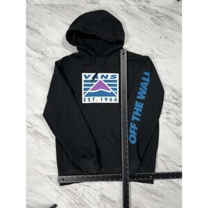 Vans Est 1966 Graphic Pullover Hoodie Black Mens Medium #8